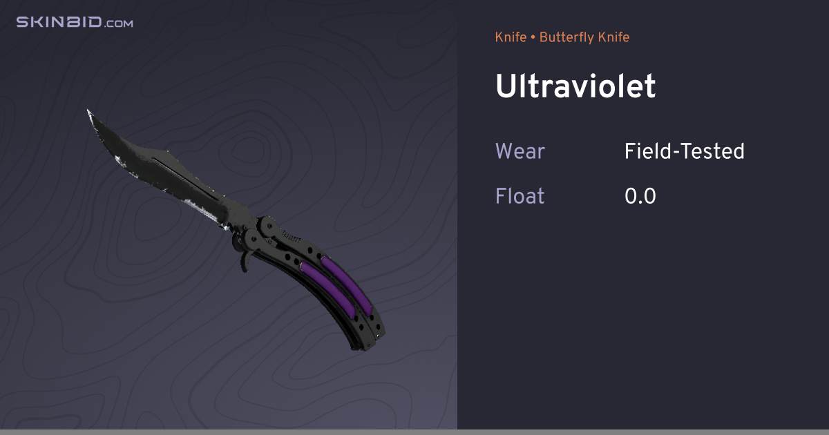 ★ Butterfly Knife Ultraviolet (FieldTested)