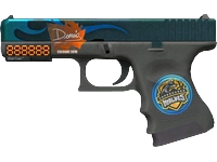 【稀少品】307BOYS LABONO SHADY SLAGMAN GLOCK StatTrak™ Glock-18 | Bunsen Burner (Field-Tested) - CS:GO