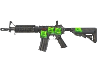 StatTrak™ M4A4 | Faded Zebra (Battle-Scarred)