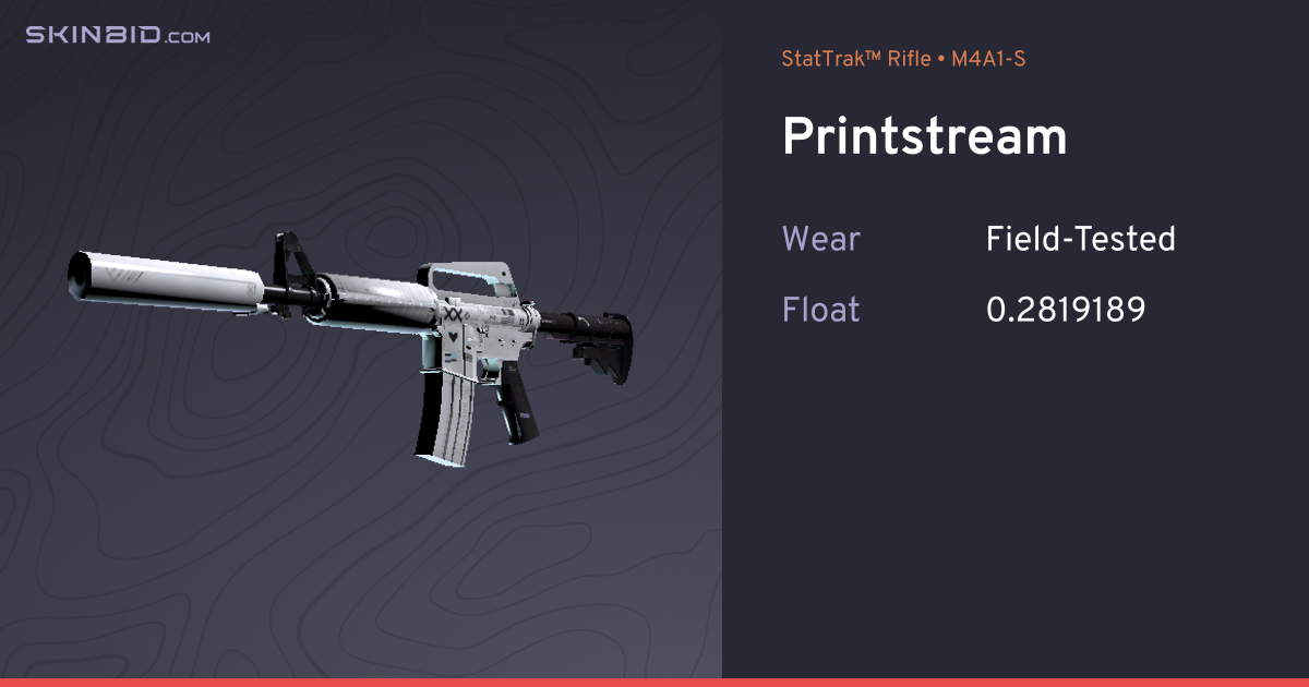 StatTrak™ M4A1S Printstream (FieldTested)