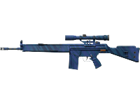 StatTrak™ G3SG1 | Azure Zebra (Field-Tested)