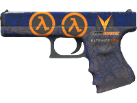 Glock-18 | Blue Fissure (Battle-Scarred)