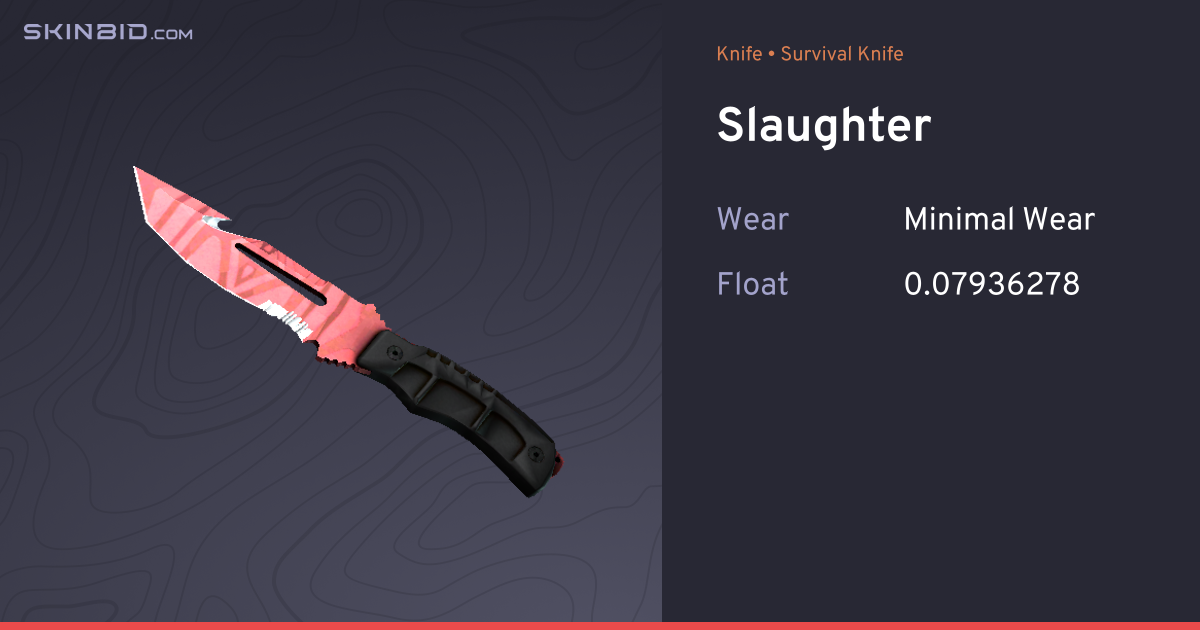 ★ Survival Knife Slaughter (Minimal Wear)